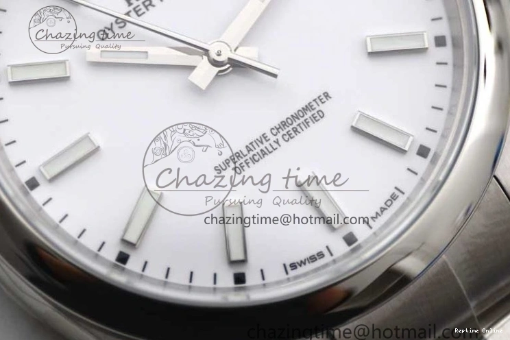 0129 Oyster Perpetual 39mm 114300 EWF 1:1 Best Edition 904L Steel White Dial on SS Bracelet SA ModernLook 2003